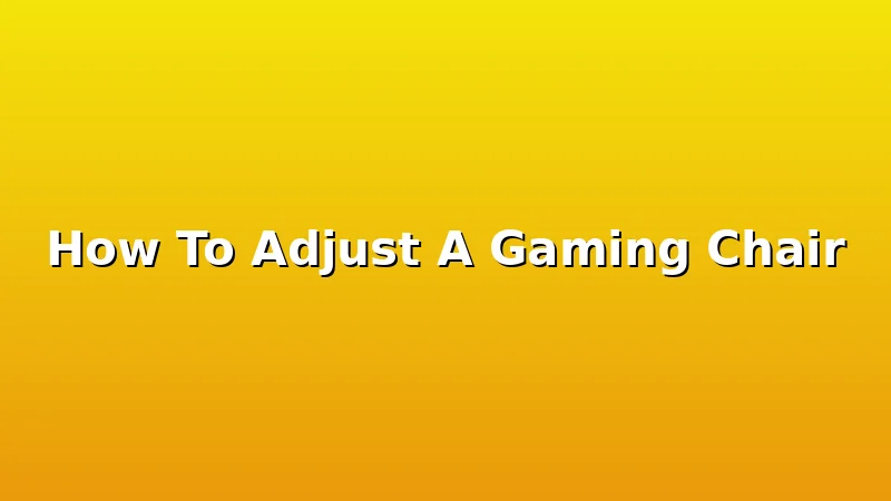 How To Adjust A Gaming Chair - ThroneLoft review with measurements and honest opinion