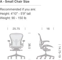 Upgrade pick: Herman Miller Aeron (Size A)