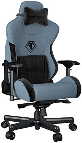 anda seat Fabric Gaming Chair, T PRO 2 Ergonomic Office Game Chairs,XL Swivel Recliner Chair with 4D Adjustable PU Armrest,160°Recliner Rocker Video Chair with Pillow Headrest Lumbar for H