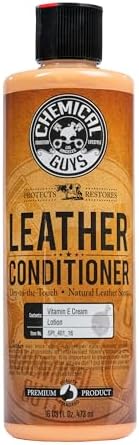 Chemical Guys SPI_401_16TI Leather Conditioner for Leather Car Interiors, Seats, Boots, Bags and More SPI_220_16 Total Interior Cleaner and Protectant, (2-16 fl oz Bottles)
