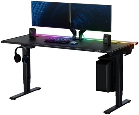 Secretlab Magnus Pro XL Electric Standing Desk with Stealth Leatherette Mat